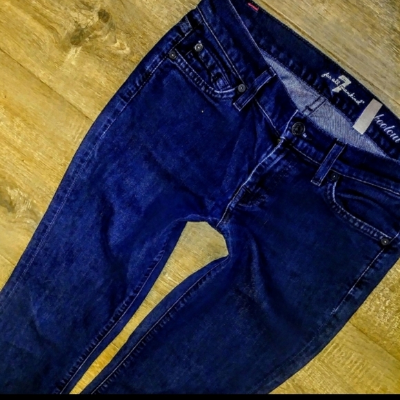 7 For All Mankind Jeans Lexie Petite Boot Cut Size 26 EUC - Picture 4 of 9